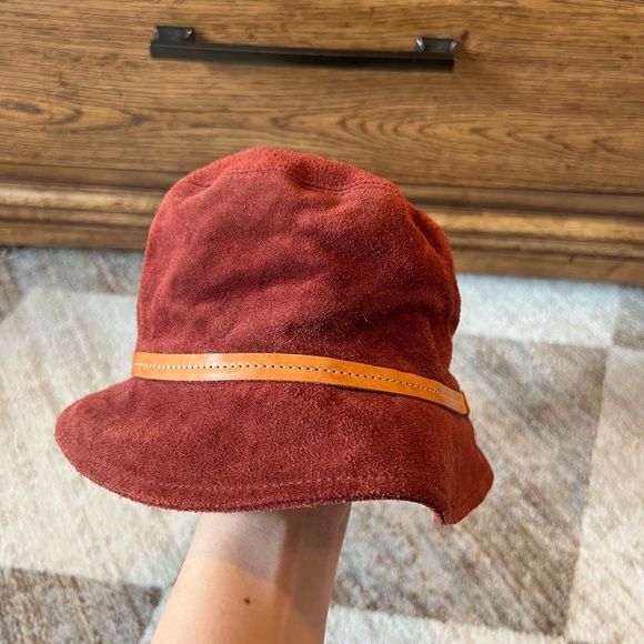Coach vintage leather bucket hat - Picture 2 of 6